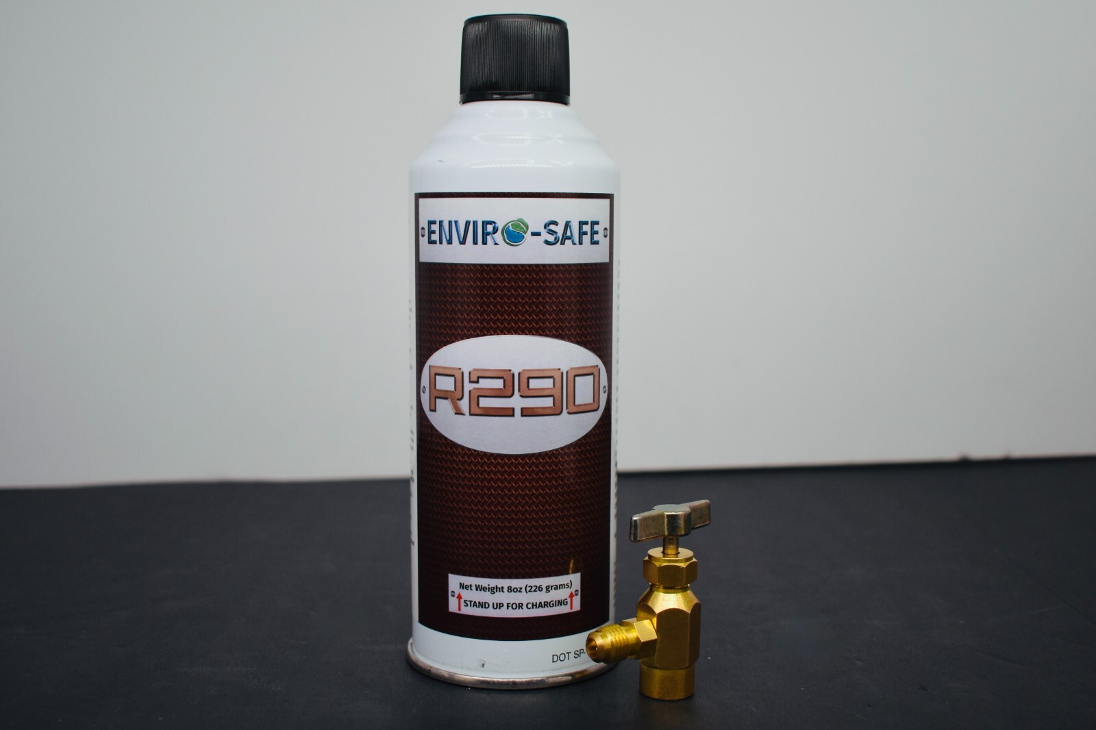 R290 Upright Charge, K-28 Valve, 1 can with Top-Tap