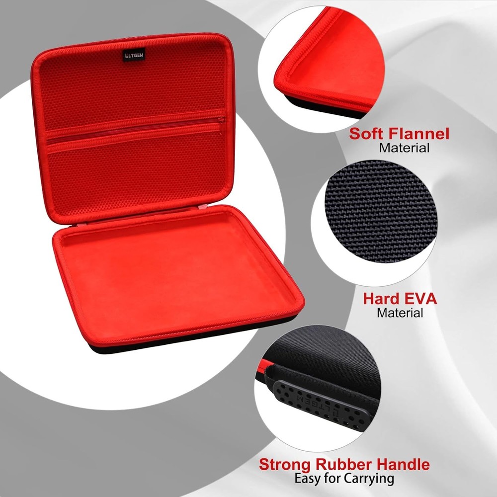 LTGEM Case Compatible with AKAI Professional APC Mini MK2 / 5.Black+Red