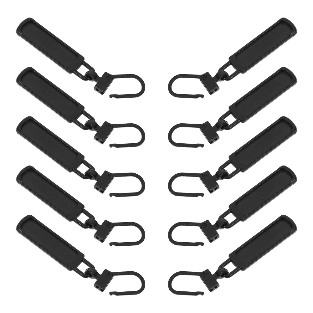 10 Pcs Zipper Head Box School Bag Accessories Pull Replacement Tabs