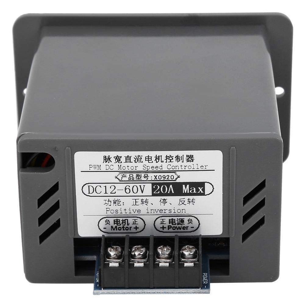 DC12V-60V/20A Motor Speed Controller, DC Motor Speed Controller, Forward/Reve...
