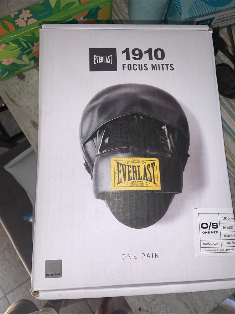 Everlast 1910 Focus Mitts - Black