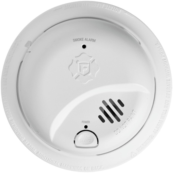 First Alert SMI100-AC  Smoke Detector & Alarm, AC Powered  Battery Backup