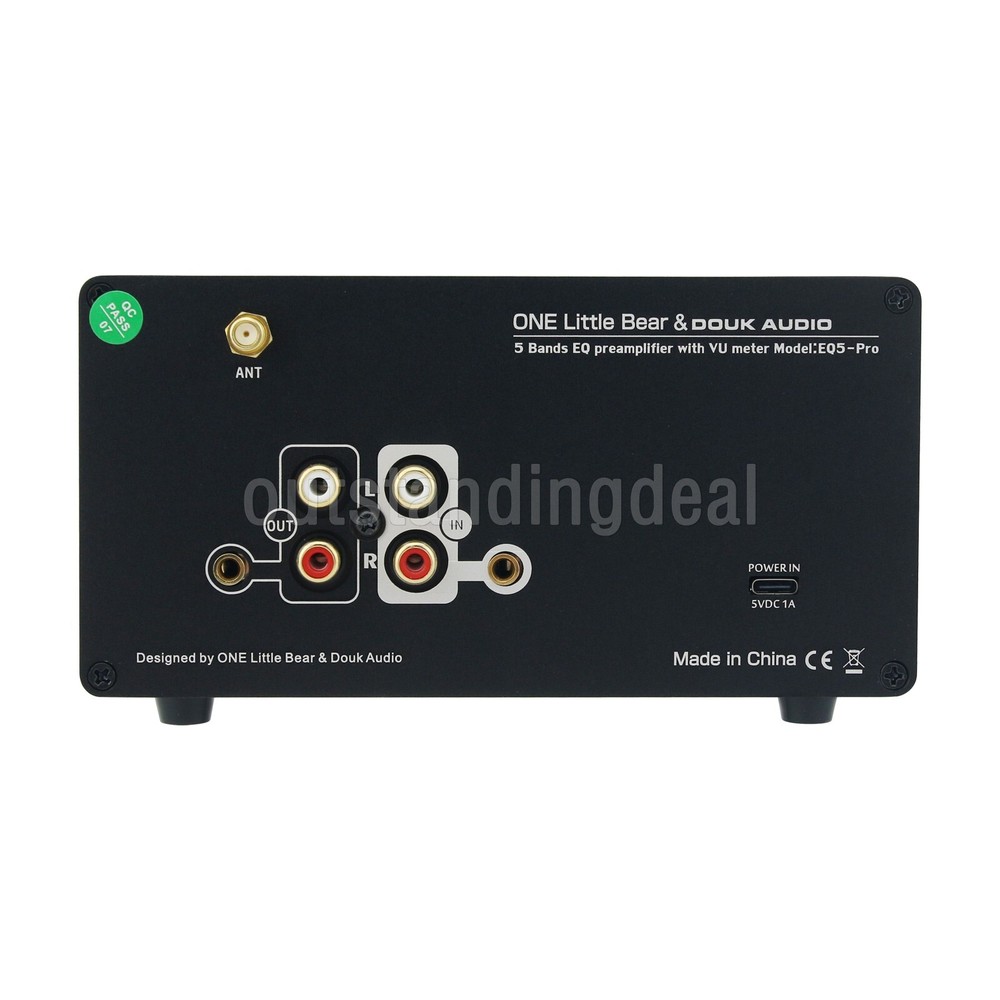 EQ5-PRO 5 Bands DC5V 0.5W EQ Equalizer with Dual VU Meter Bluetooth 5.0 os67
