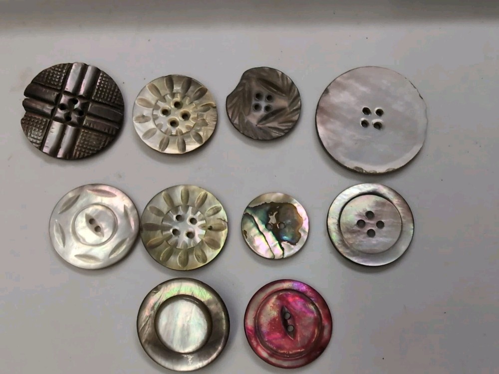(10) Ablone Shell Buttons