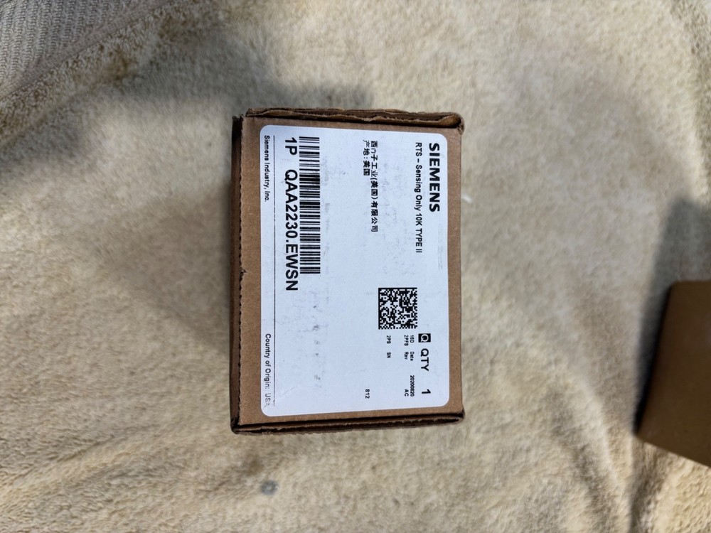 Siemens QAA2280.FWSC Air Temperature Sensor