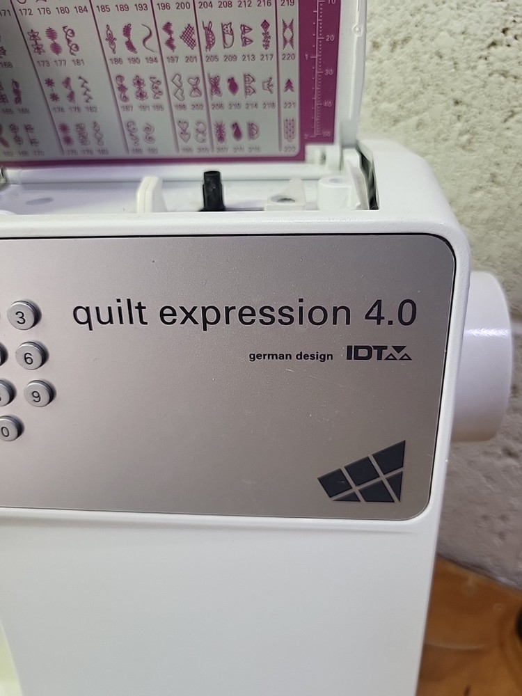 Pfaff Quilt Expression 4.0 Sewing Machine With IDT- Working , Clean+ Extras.