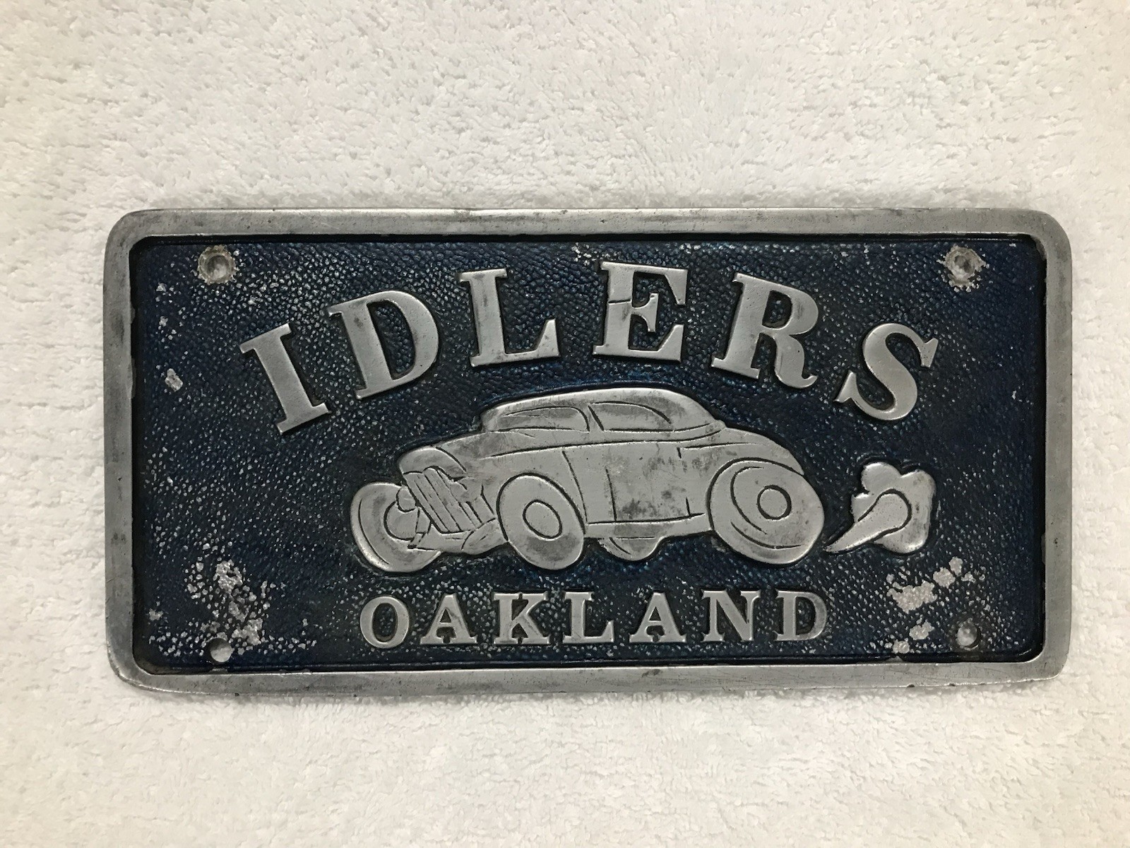 Vintage IDLERS Oakland  - Car Club Plaque