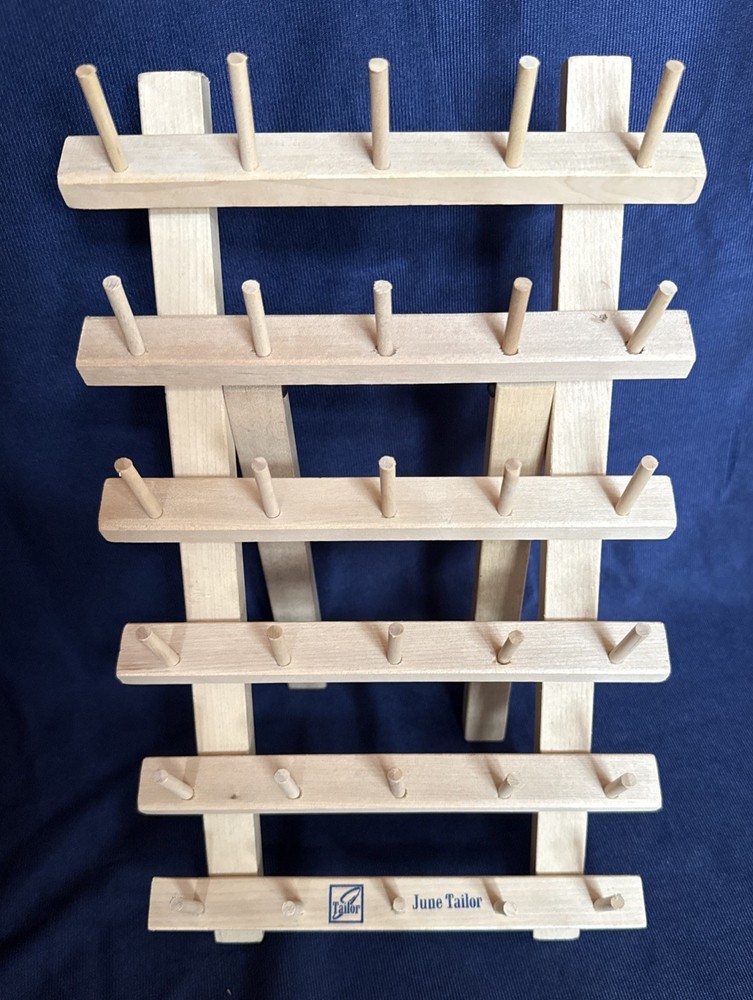 2 June Tailor Racks 30 -Spool Thread & 32 Bobbin Rack