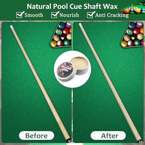 Pool Table Brush Set, 14pcs Billiard Table Felt and Cue Cleaning Accessories