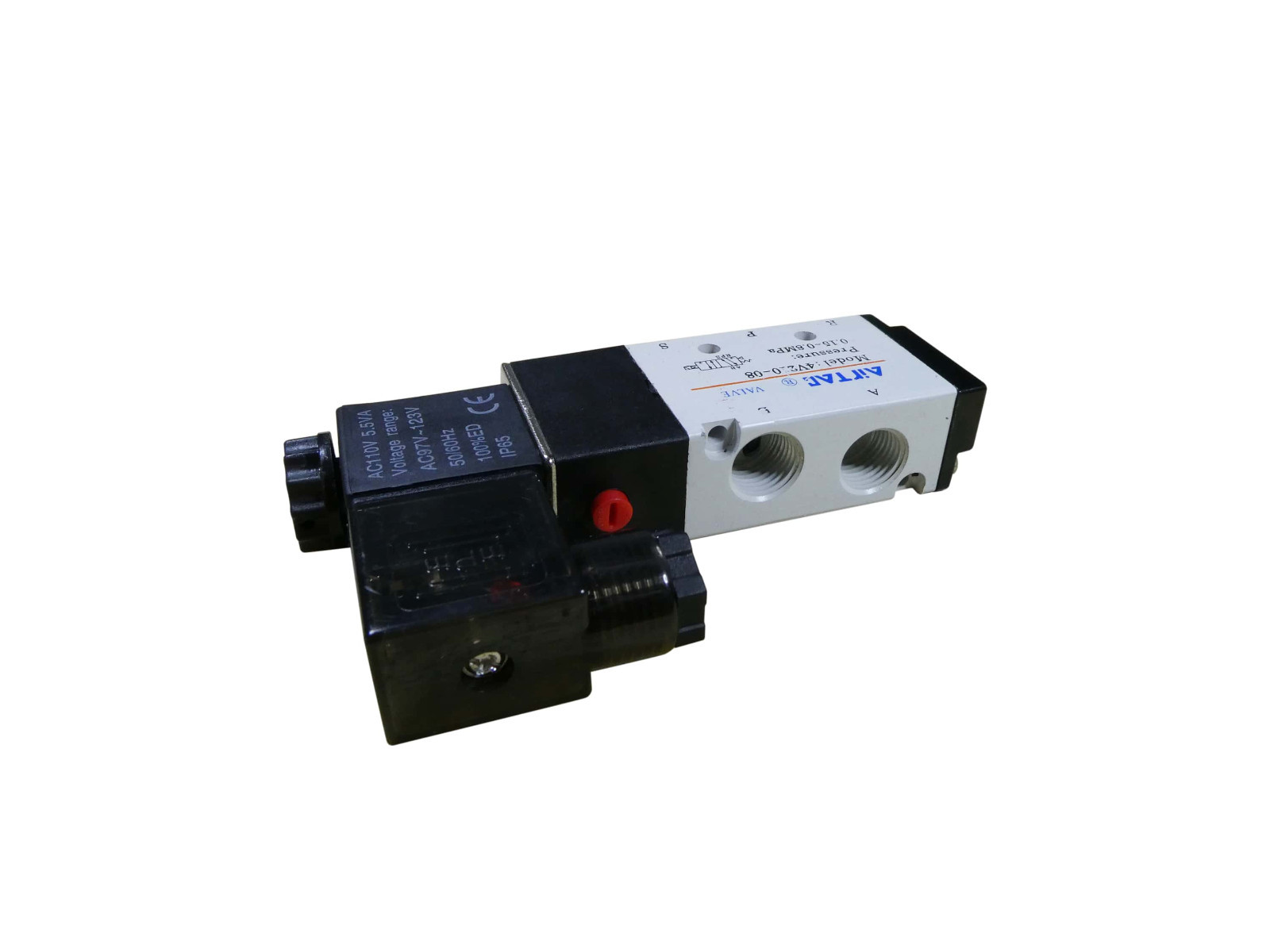 4V210-08 5 Way 2 Position Solenoid Pneumatic Air Valve 1/4" BSPT 110V Double 120