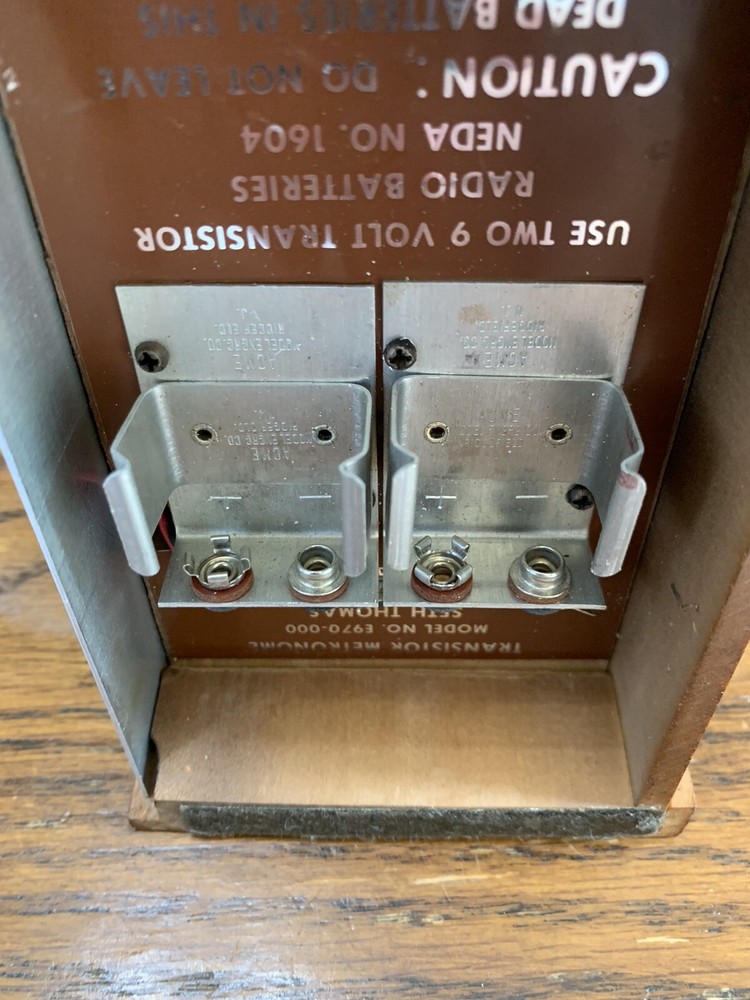 Vintage Seth Thomas Transistor Metronome E970-000 Read