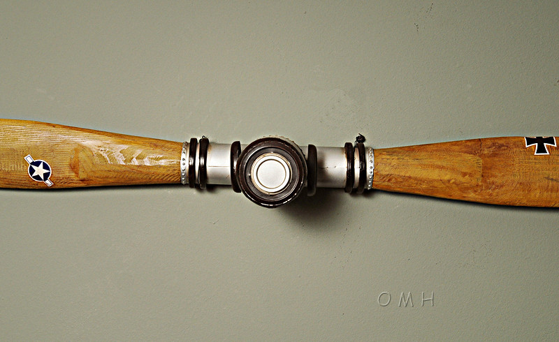 XL WWI Wooden Airplane Propeller 79" Vintage Aviation Wall Decor New