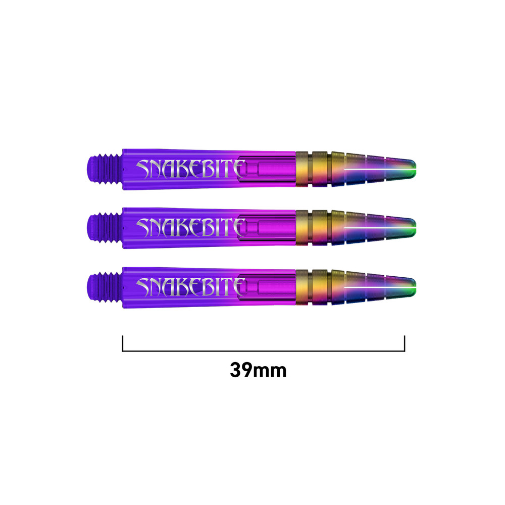 Red Dragon Peter Wright Snakebite Logo Nitro Ionic Intermediate Dart Shafts