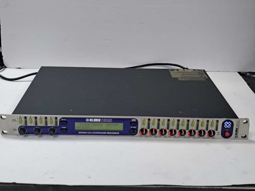 Klark Teknik DN9848 4x8 Loudspeaker Processor