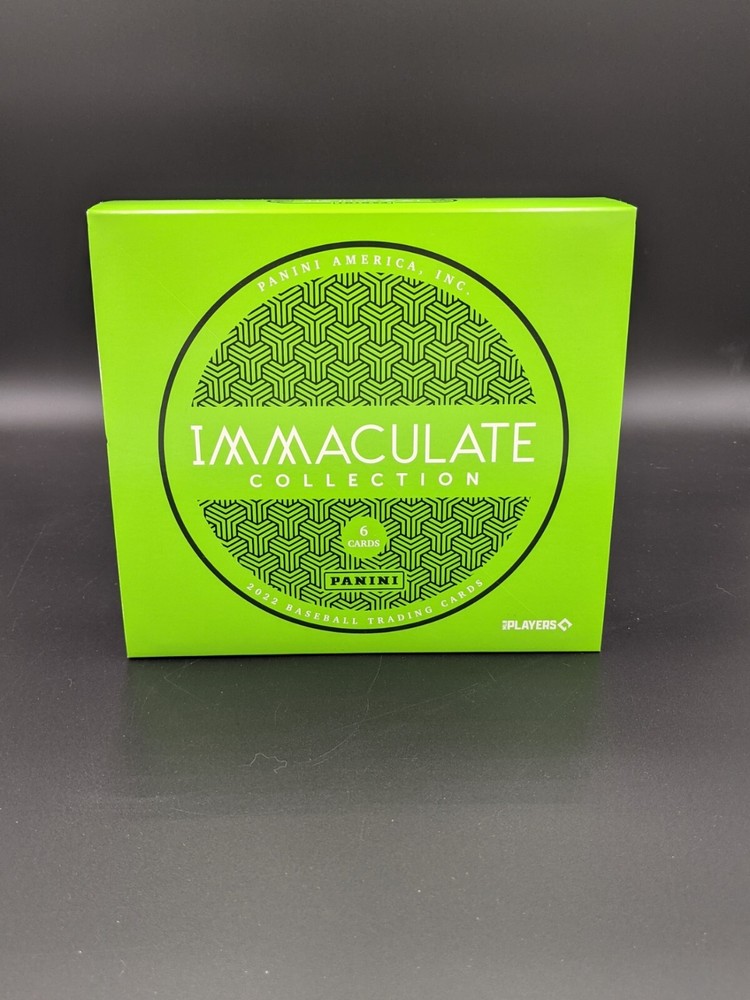 EMPTY 2022 IMMACULATE BASEBALL TIN WITH PADDING AND SLEEVE