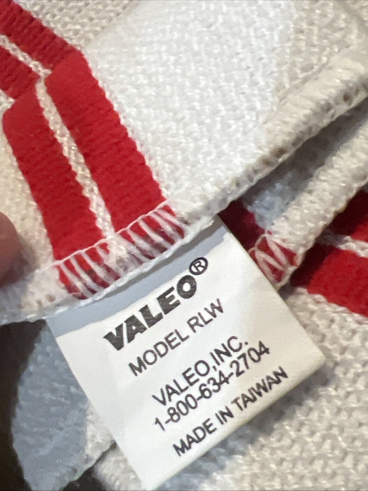 TWO Valeo Double Red Line on White Knee Wrap 2.0 Meter NEVER USED