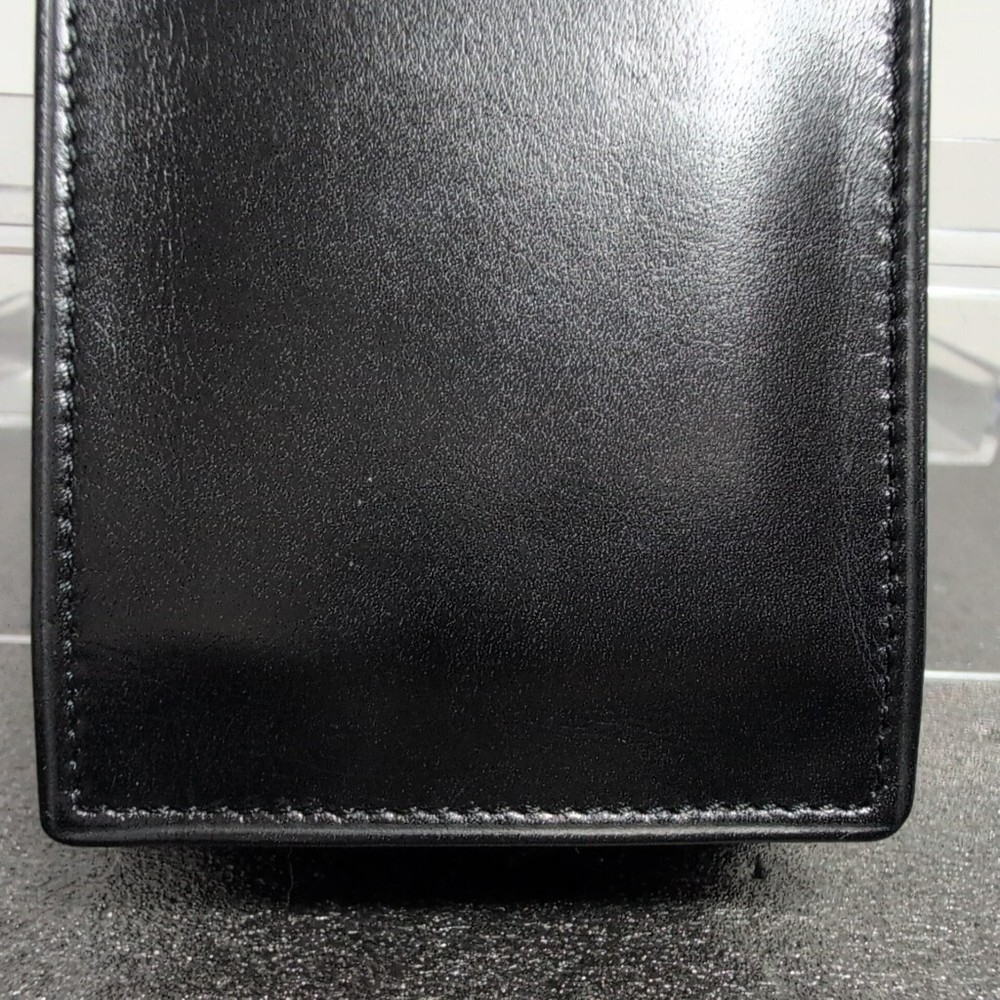 Versace Cigarette Case with Box Black Gianni V134 Used