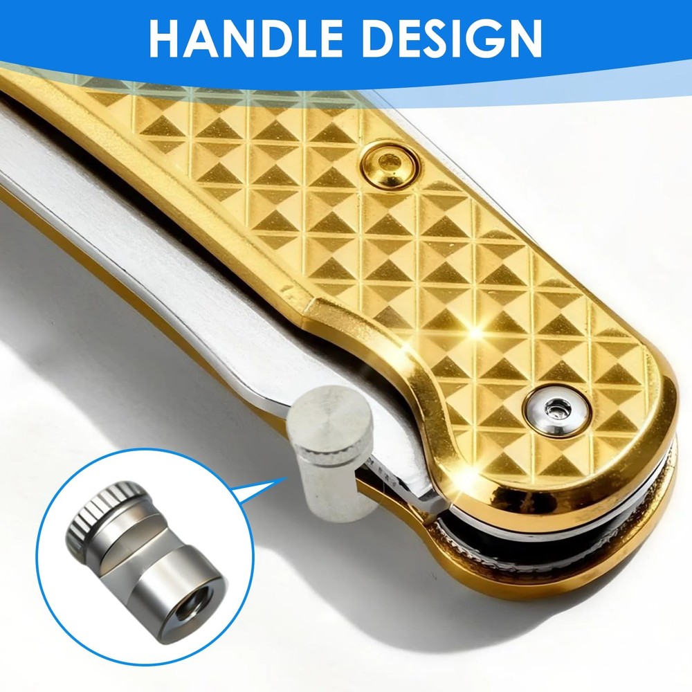 9pcs Universal Quick Open Thumb Studs Replacement Compatible with Kwik, Knife...