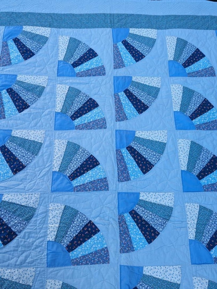 Antique Beautiful Crazy Handmade Patchwork Quilts size 95x84 inches