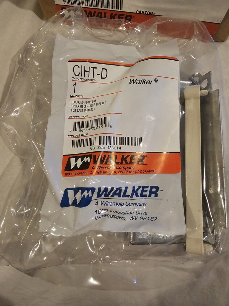 10 Walker Wiremold CIHT-D Recessed Floorbox