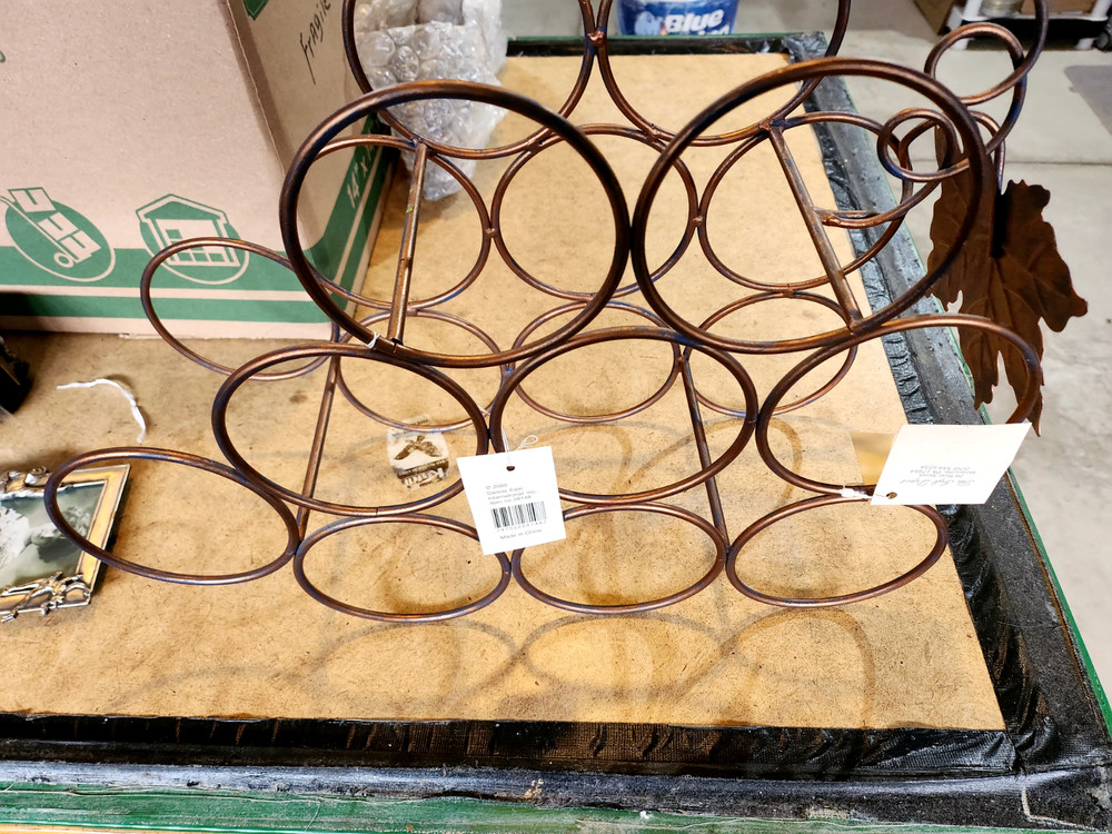 Very Unique Wine Lover’s 9 Bottle Rack (CL 12-3)