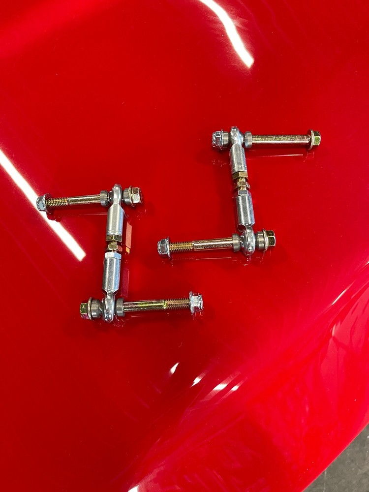 C4 Corvette Front Sway Bar Link Adjustable Heim Joint Kit 1988-1996