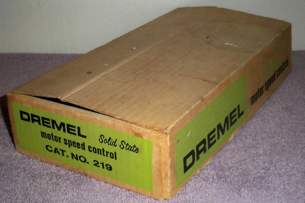 Vintage DREMEL Solid State Motor Speed control with Original Box / No. 219