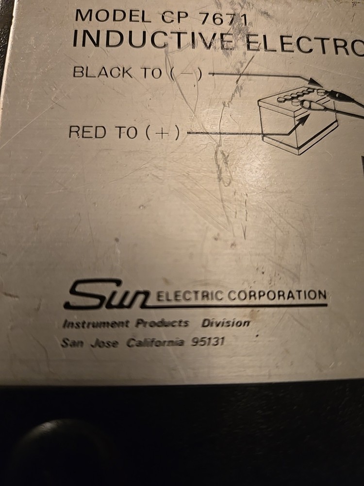Vintage Suntune Electronic Ignition Analyzer