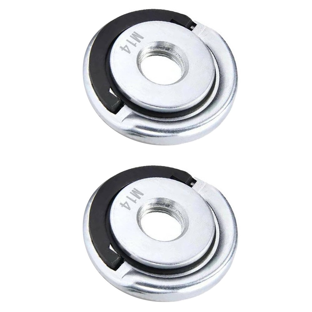 2x M14 Self-Locking Retaining Flange for Angle Grinder Grinding Wheel and Disc