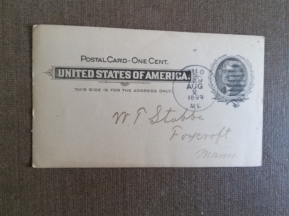 US Postal Cards c. 1885 - 1935