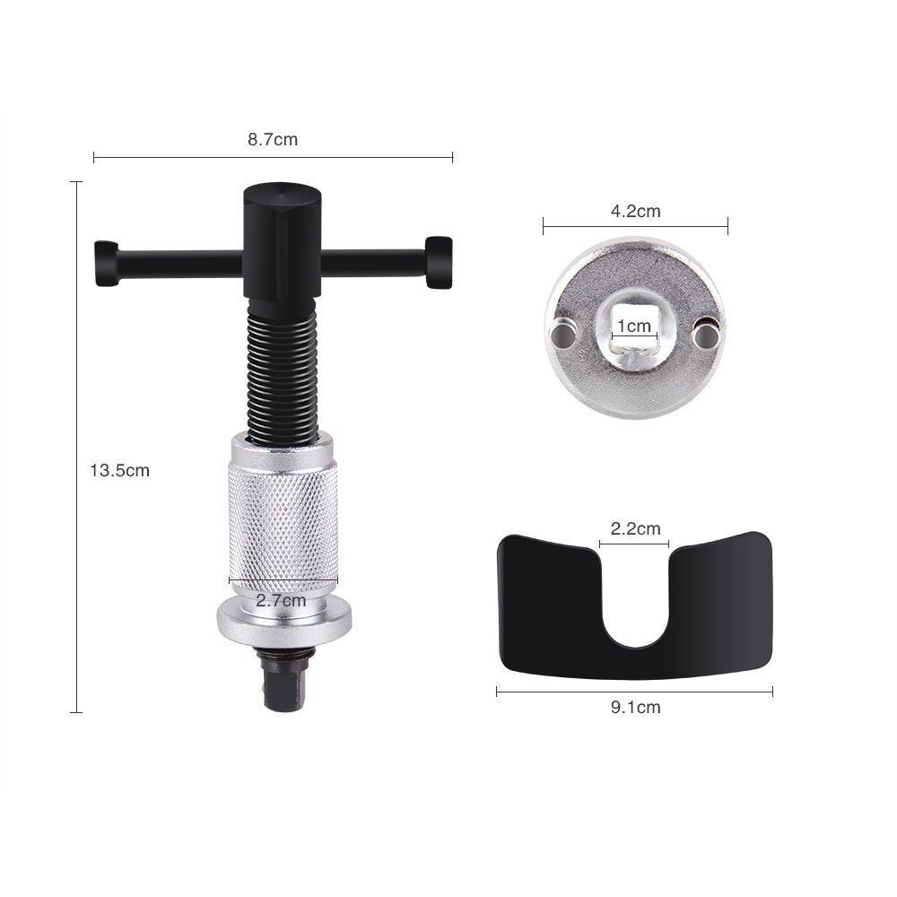 Car Disc Brake Piston Spreader Separator Tool Calliper Pad Compressor Rewind Kit