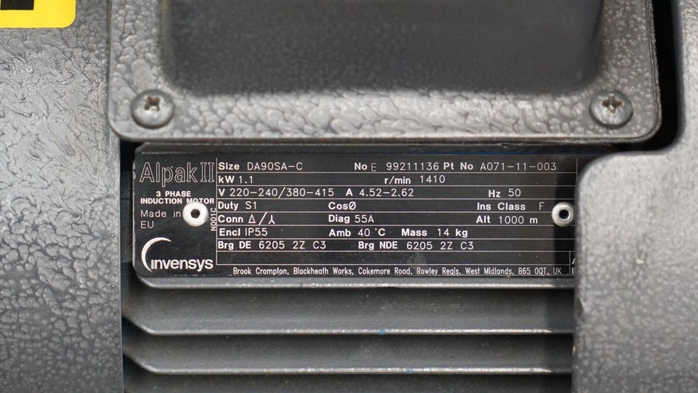 EDWARDS E2M40 PFPE Rotary Vane Two-Stage Vacuum Pump 3PH