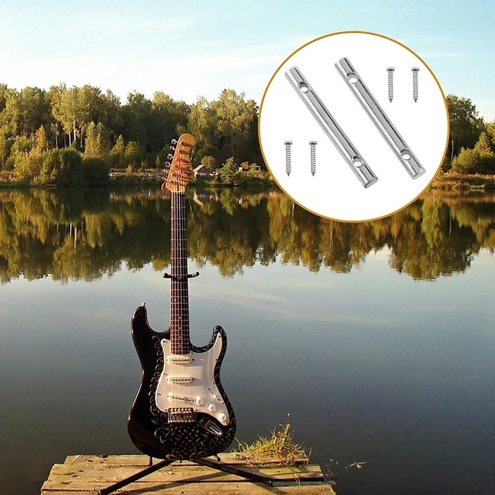 45mm/1.77inch String Retainer Bars Metal Guitar String Retainer Bars String T...