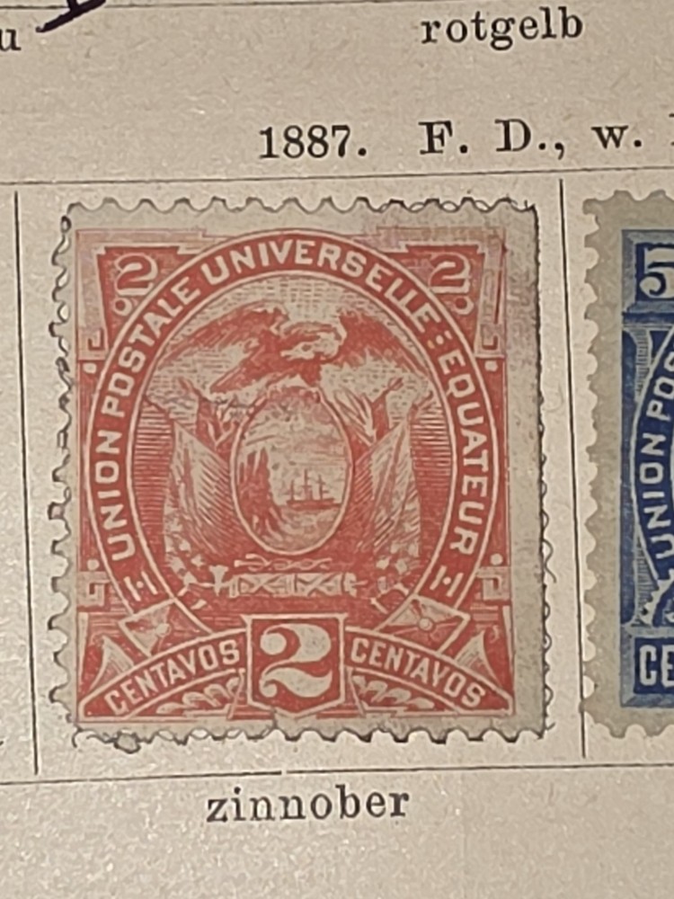 Foreign Ecuador 2c Stamp Used - #I400