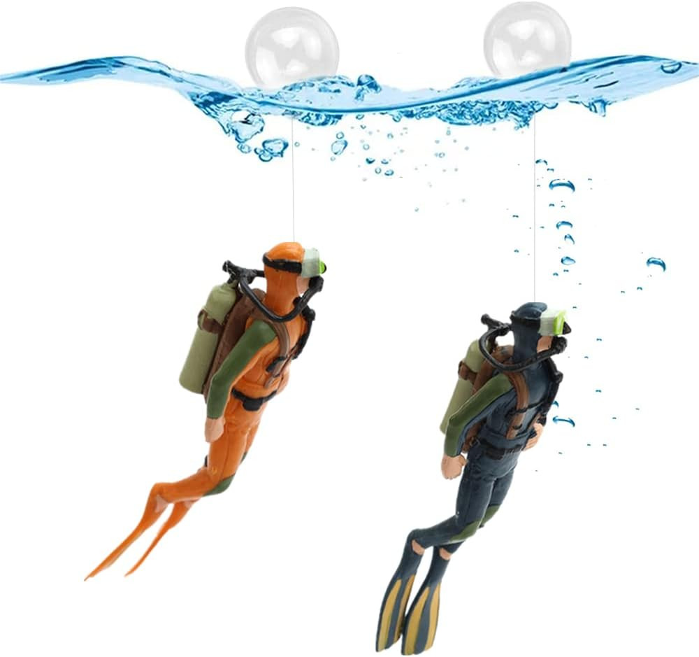 2 Pack Fish Tank Decorations Creative Floating Aquarium Accessories Aquarium