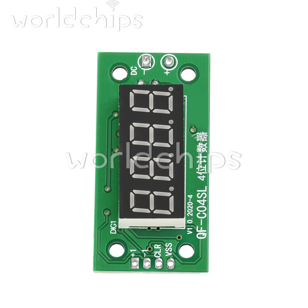 DC4-40V 0-9999 Electronic Digital Counter Module With Power Cut Memory Function