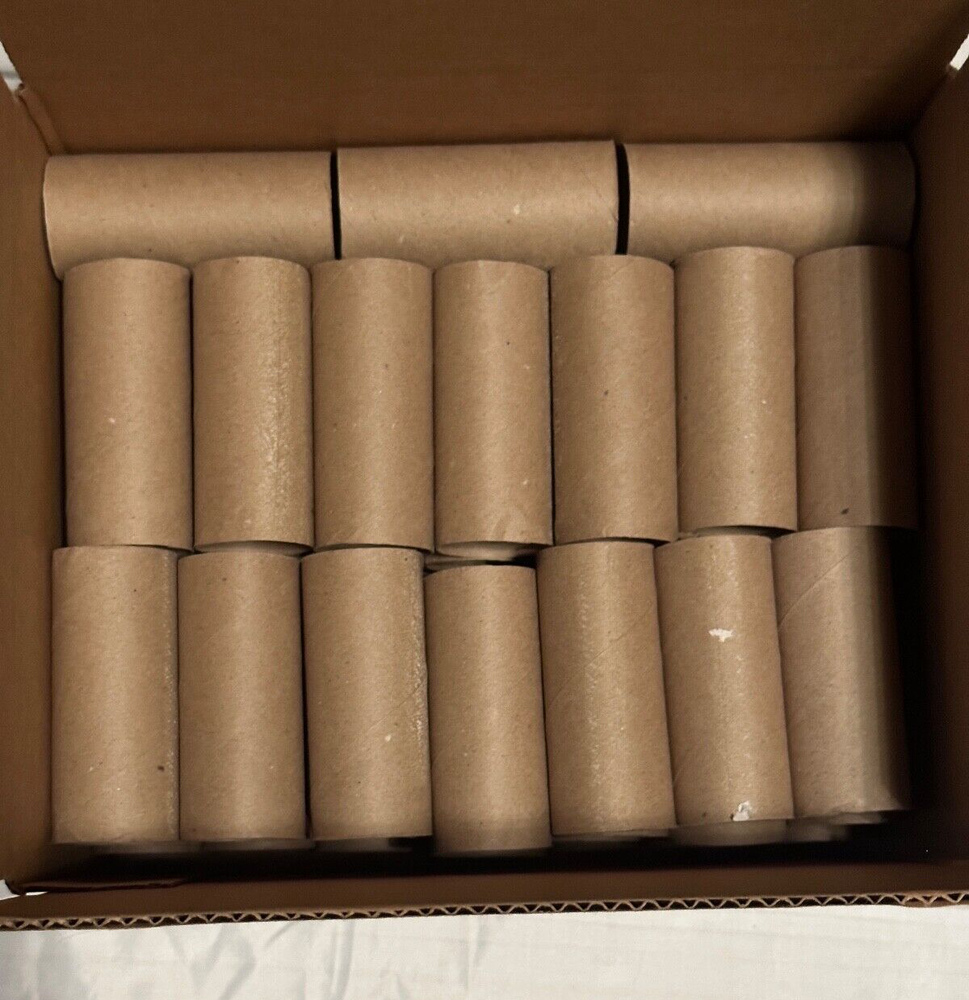 85 Empty Toilet Paper Rolls for Art Projects. Clean