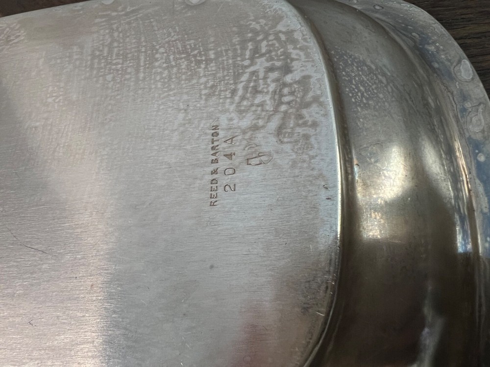 Reed and Barton Silverplate, Hollowware, Plain 204A Rare