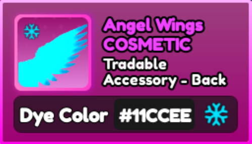 World Zero WZ - COSMETICS - #11CCEE (ICE) - BACK