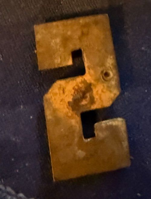 MILITARY PIN OF 5--MISSING BACK