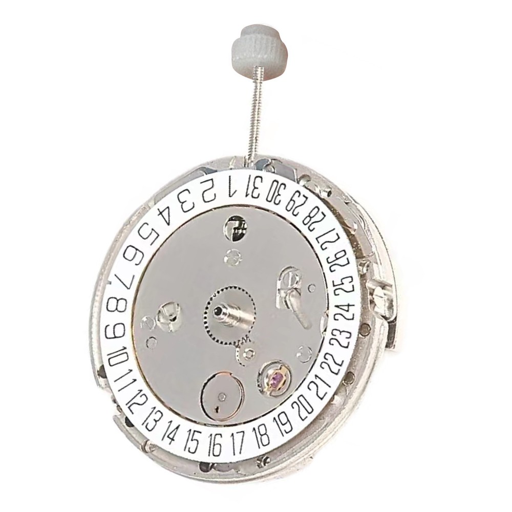 3 Hands Date At 3' Automatic DG4813 Watch Mechanical Movement Silver Plated