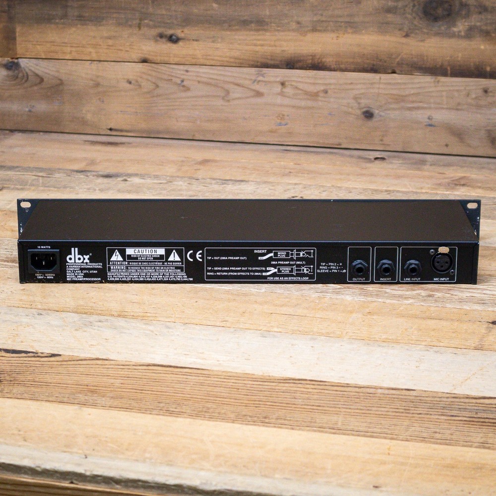 DBX 286A Mic Preamp Processor Vocal Channel Strip Compressor Enhancer U270537