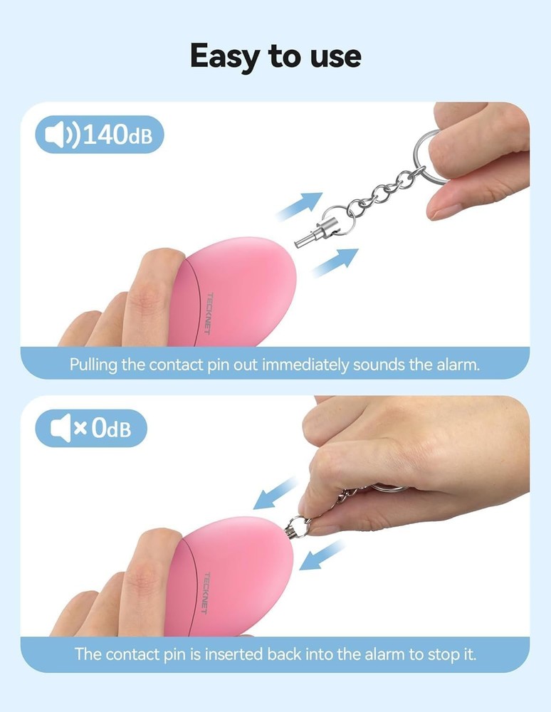 Personal Safety Alarm Keychain