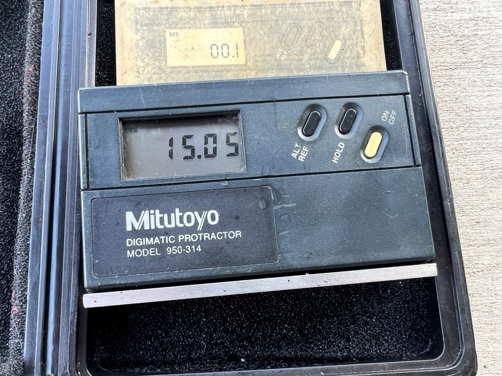 MITUTOYO 950-314 Digital Digimatic Protractor Used