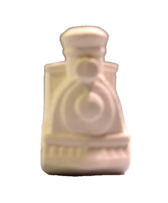 BISQUE L*151a-93- Ceramic Ready to Paint Train Engine Toothpick Holder