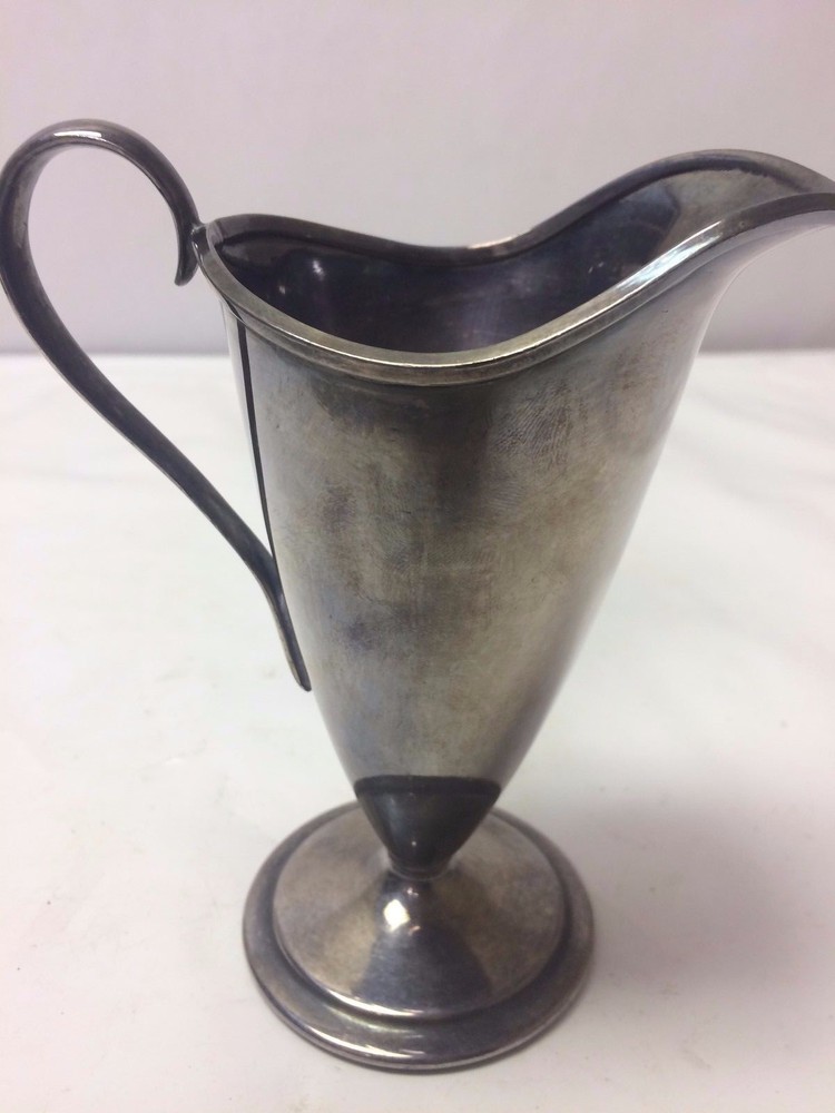 Quadruple Silverplate Handled Creamer Pitcher