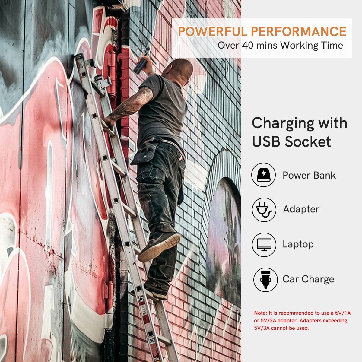 Portable Compressor Air Compressor Kit Cordless Paint Spray Gun Nail Art Tattoo