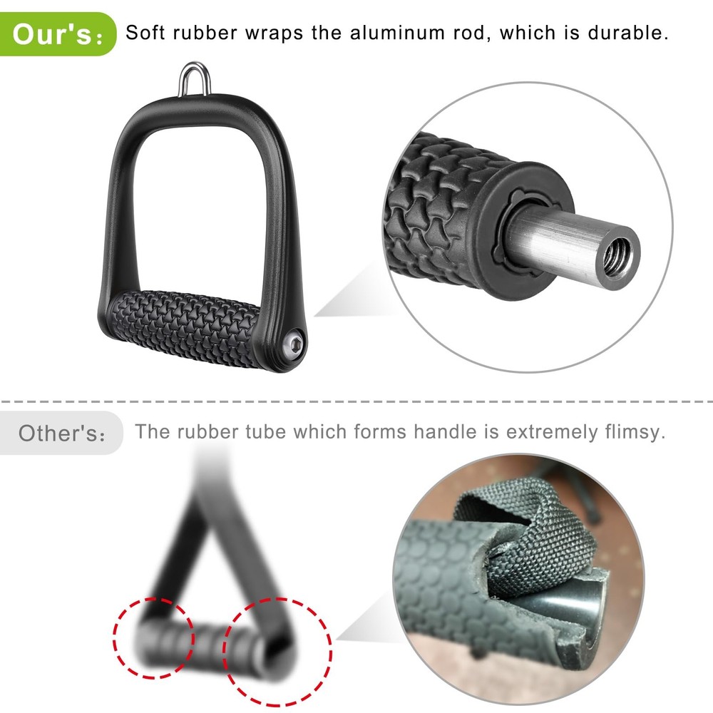 Cable Machine Attachments Set LAT Pulldown Attachments Cable Machine Accessor...