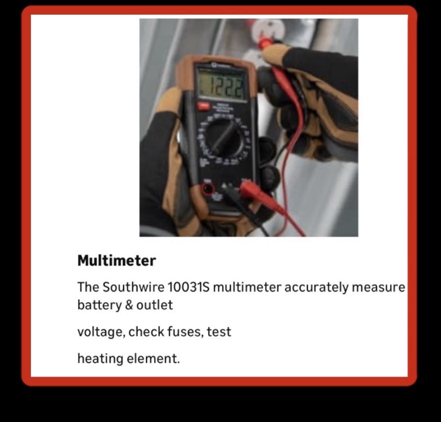 Southwire Electrical Maintenance Tool Kit Gift Set: Multimeter,fuses,lamp & More
