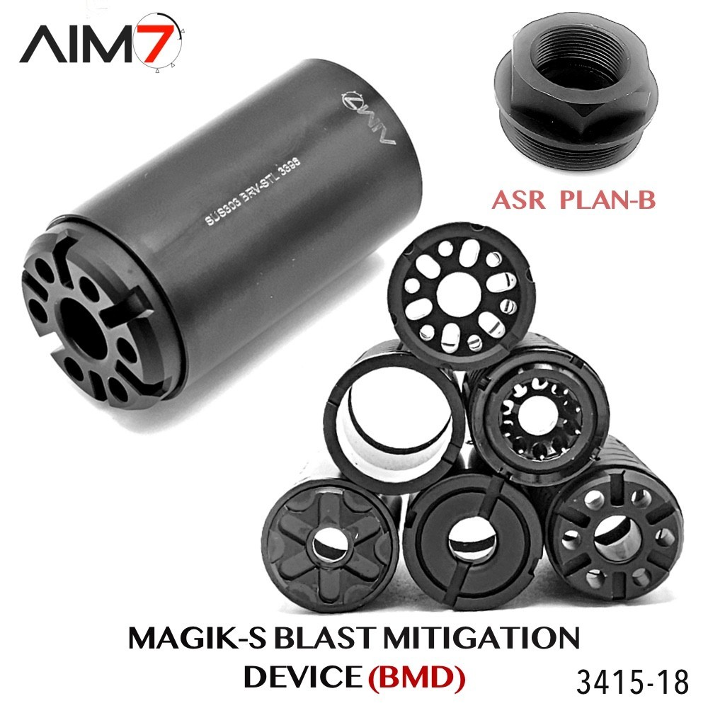 AIM7 MAGIK-S Plan- B STAINLESS Blast Mitigation Device (BMD) for Cherry Bomb®